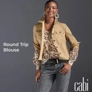 NWT | CAbi 4335 Round Trip Blouse